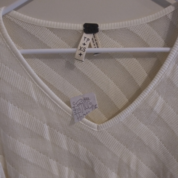 NWT Free People Ivory Crossover Tunic, Size XS - Picture 1 of 6